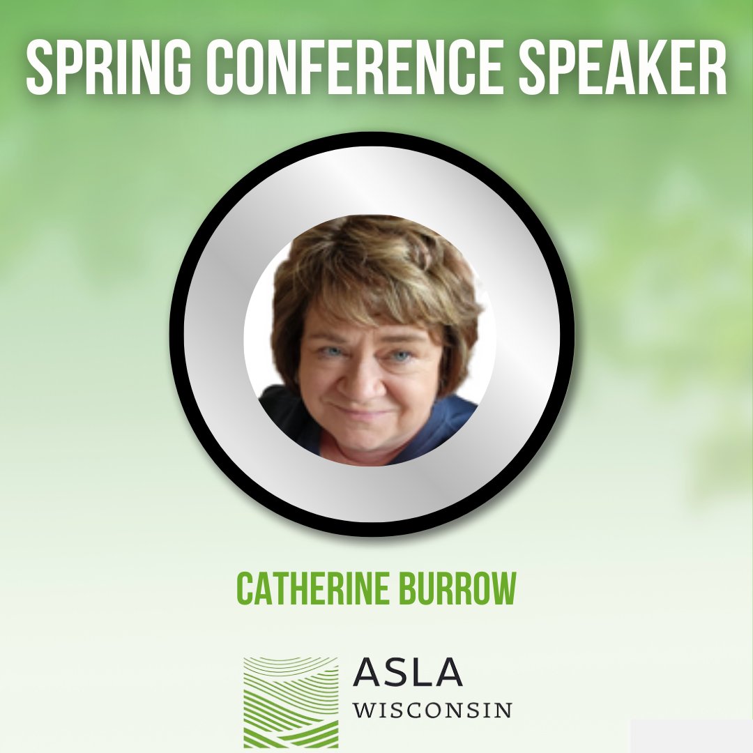 Catherine Burrow

Register now at wiasla.com

#wiasla #asla #landscapearchitecture #springconference