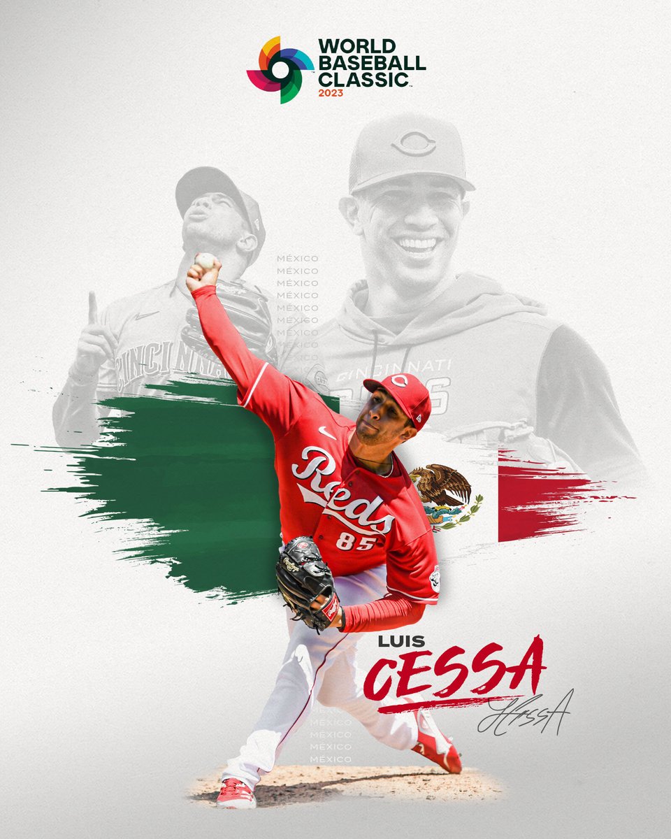 Youth Luis Cessa Mexico Baseball Replica Red 2023 World Baseball Classic  Jersey - Mexico Team Store