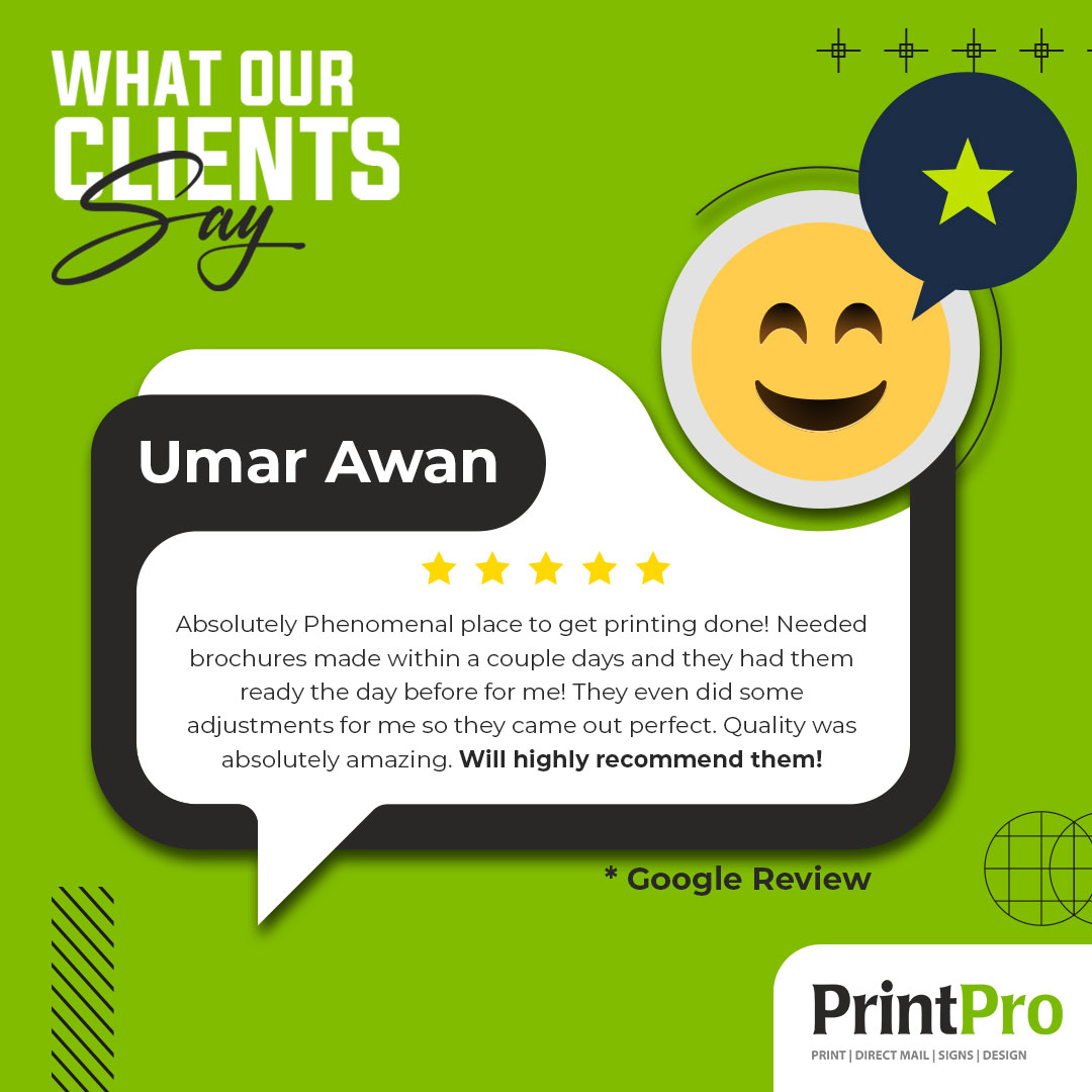 printprowpg's tweet image. The secret's out! 🤩 Our customers are raving about our products, service and quick turnaround times! Check out the reviews for yourself! 💚

#printpro #printprowinnipeg #customerreviews #positivefeedback #printshop #winnipegprintshop #printshopinwinnipeg #winnipeg #manitoba