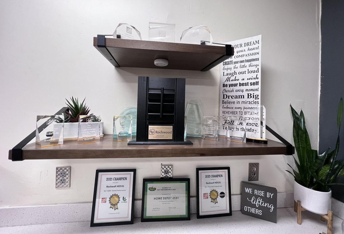 Rockwood decided to start this new fiscal year off with a bang, so we awarded some DSMs and their Top Stores of 2022! 

Today, I visited <a href="/HomeDepot/">The Home Depot</a> #0531 Rockwall to drop off our customized Shutter Award. 

This store put up some huge numbers, and is looking to repeat this year!