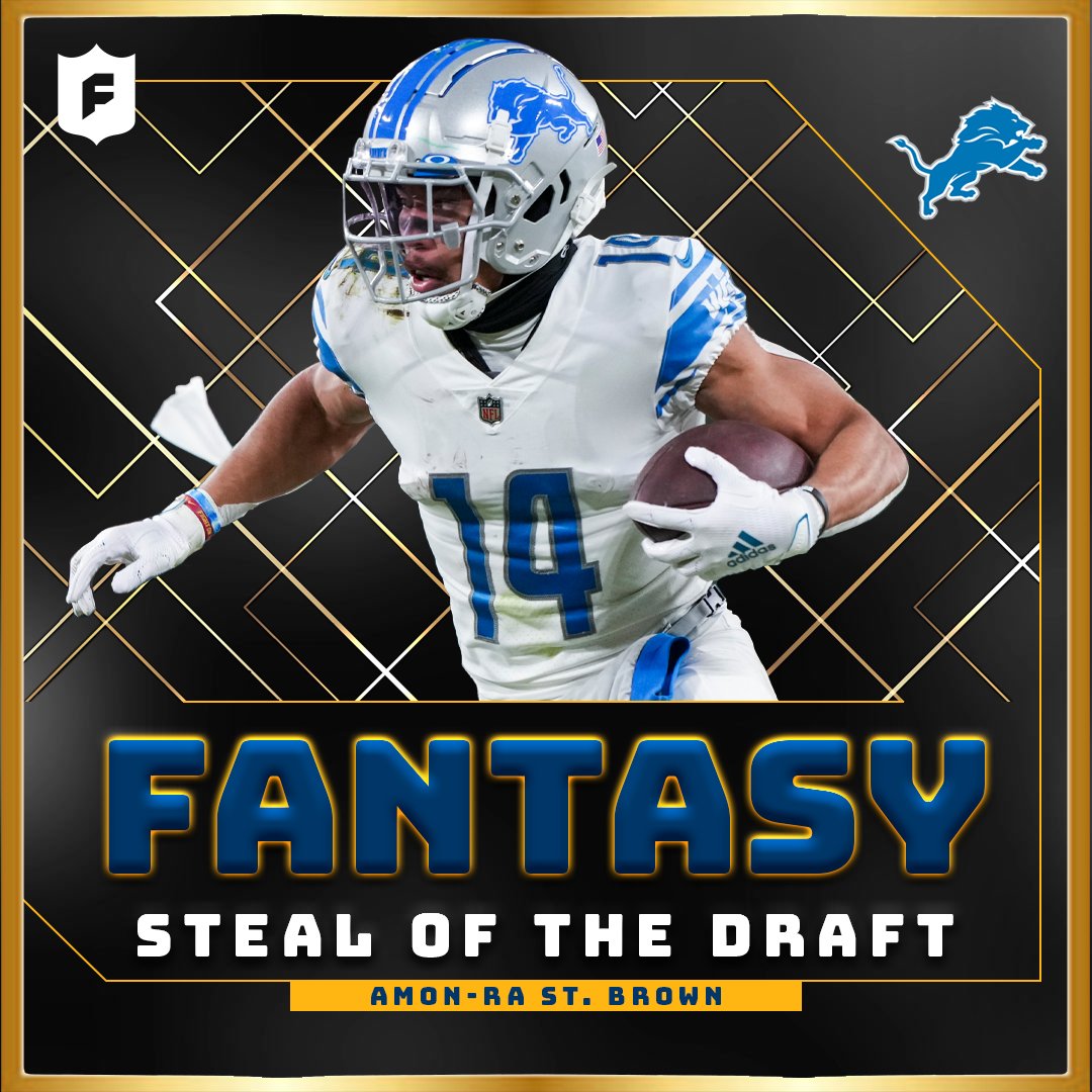 NFLFantasy's tweet image. Amon-Ra St. Brown is NFL Fantasy's 2022 Steal of the Draft ☀️

📺: #NFLHonors -- Tonight 9pm ET on NBC