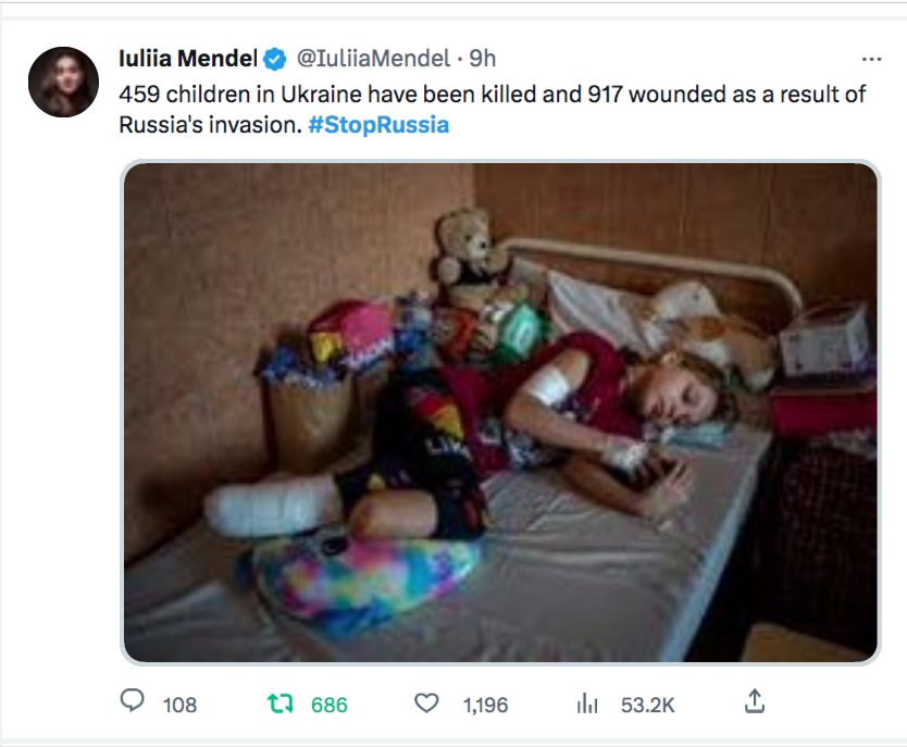 If you want to say "#NoToWar and want #PeaceNow you back; FULLY #ArmUkrainaNow 
#russia started the war.
#russians CONTINUE the war.
The WORLD needs 2 #StopRussia in #Ukraine 
#Zelensky doesn't threaten #NuclearWar #pedoPutin does.
Your "march" helps #WarCrimesofRussia