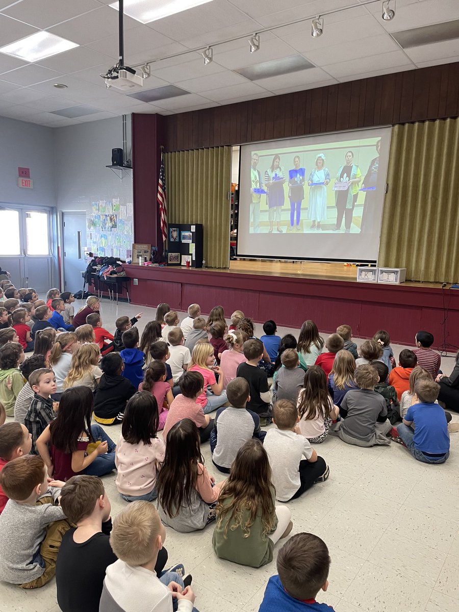 Reviewed our Big 3 expectations assembly-style this afternoon, pulled some tickets for incentives, and had a special visitor encourage our kids to keep up the GREAT work!