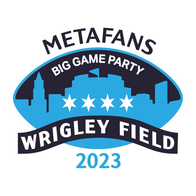 In celebration of our Big Game Party this Sunday at Wrigley Field we're doing a $200 giveaway 🤑

Must LIKE, RETWEET, and REPLY to Win

Reply w/ the winner of #SBLVII and how many yards Patrick Mahomes will throw for 🏈

Winner gets $200 (Non-holder wins a #MetaFans NFT)