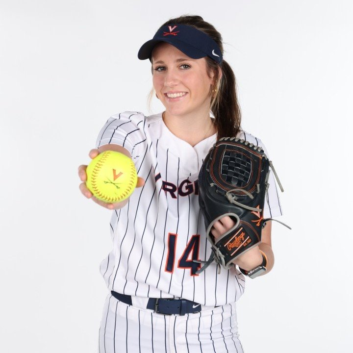 UVASoftball's tweet photo. That's a no-hitter for Eden Bigham!

She goes the distance for the shutout in her collegiate debut! First solo no-hitter for the Hoos since 2019.

#GoHoos | #OnTheRise | #HoosNext https://t.co/GUzrr4x1NH