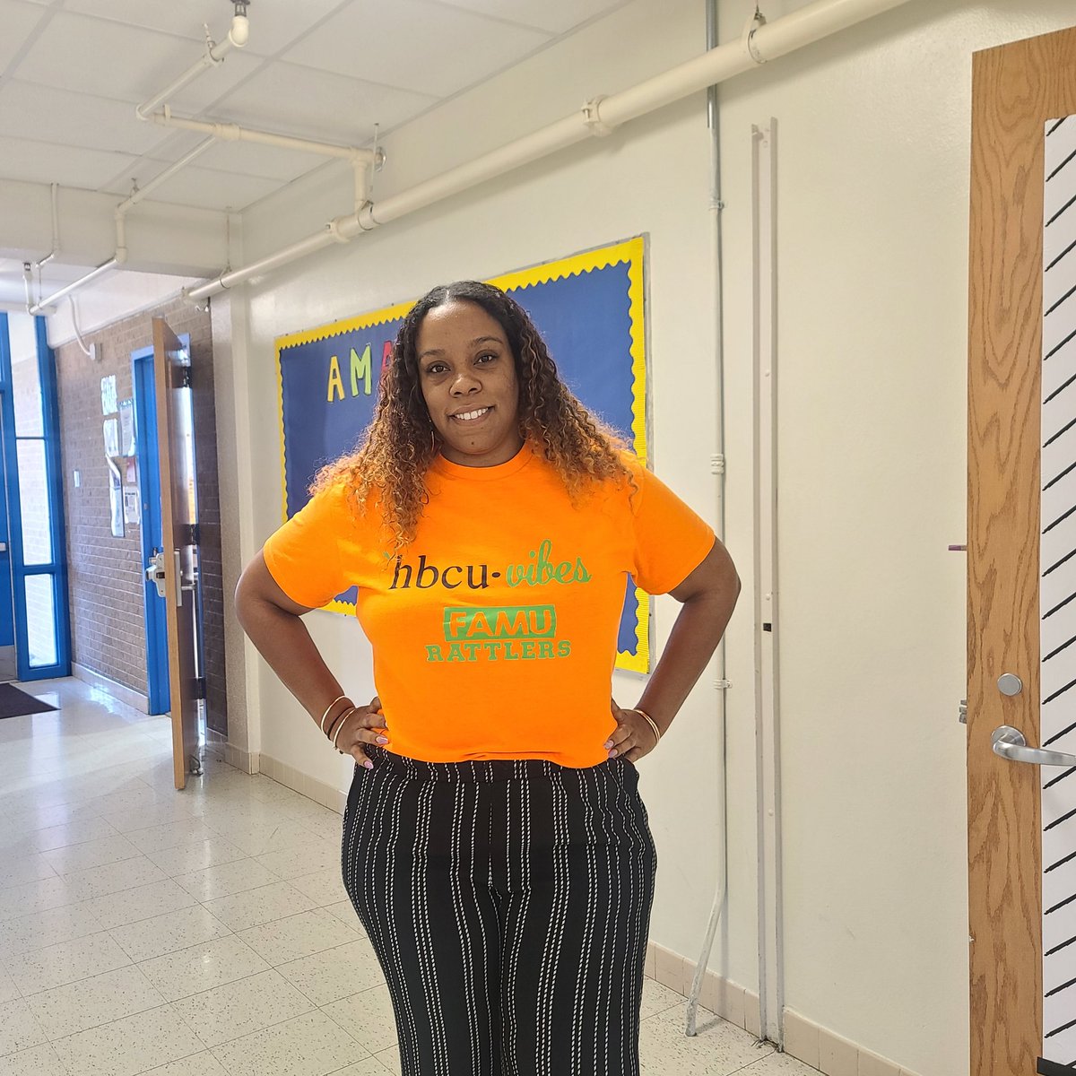 TBowlesMEd's tweet photo. Day 4, Our Counselors help students build bright futures @cochran_school... Wear Neon or Bright Colored attire! #NSCW23 
@CounselorWMS2 
@CounselingDISD 
@TeamDallasISD https://t.co/bR6tWl7xTW