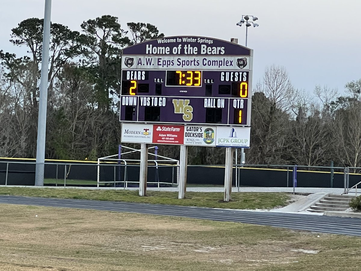 WS 2 - LY 0 
7:33 left in first quarter 
<a href="/LaxWinter/">WINTER SPRINGS LAX</a> 
<a href="/osvarsity/">Sentinel Varsity</a> <a href="/Petes_dragons/">Mr. Gaffney</a>
