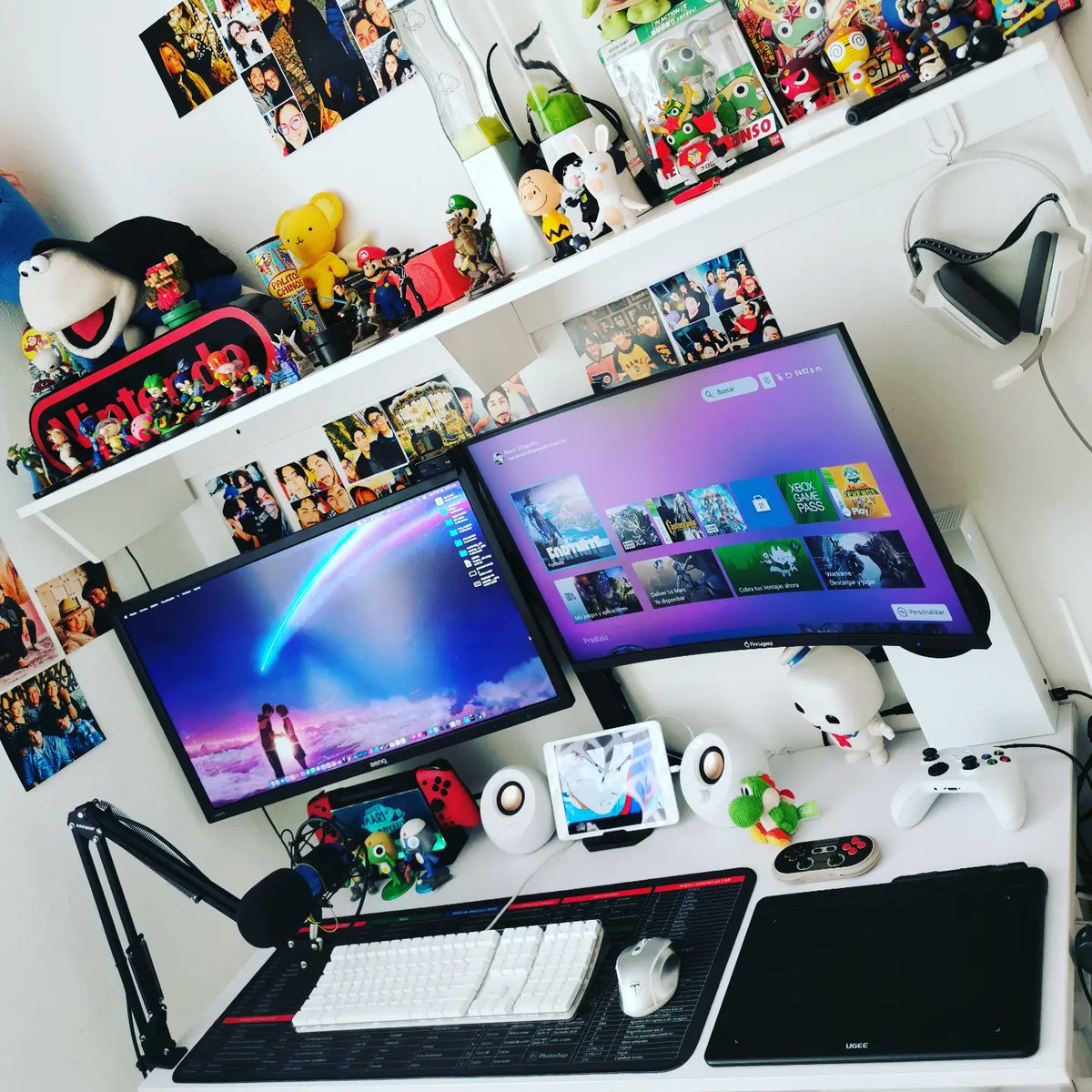 ininjapixel's tweet image. Ya quedó! Monitor nuevecin con macmini nueva, base para monitor doble y bocinas huevito Pebble de Creative 😊 #aopen #firelegend #macminim1 #macmini #pebble #xbox #nintendoswitch #setup
#setupgamer #setupgaming #setupinspiration