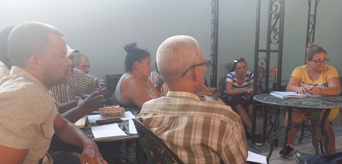 #PoderPopular | Sobre las actividades de #TrabajoComunitario Integrado a desarrollar en #PalacioNorte se centró la reunión del Grupo que atiende esas acciones en esta demarcación.