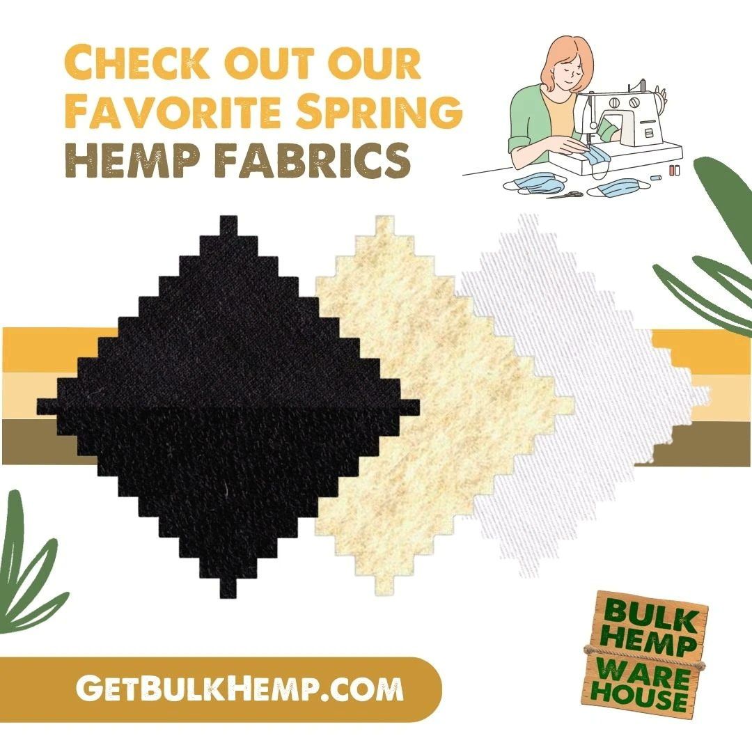 bulkhemp's tweet photo. Check out these awesome hemp fabrics for your spring projects and designs! https://t.co/Y2LsjnfWnI
#hemp #fabric #fleece #twill #terrycloth #sustainable #ecofriendly #textiles #sew #hempfibers #craft #design #create #fabrics https://t.co/QxVep0G7pq