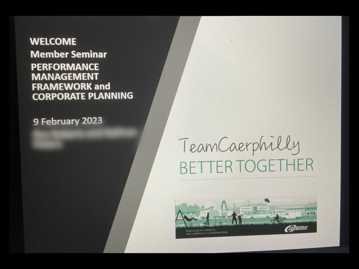 McConAmanda's tweet photo. Attended “All Members Seminar” this evening:
👉Performance Framework
• What is self-assessment 
• Why we self-assess 
• How does it work in CCBC 
👉The Corporate Plan with Well-Being Objectives 2023-2028
#CCBC #Performance #CorporatePlan #WellBeingObjectives #TeamCaerphilly https://t.co/iRDIudeZjZ