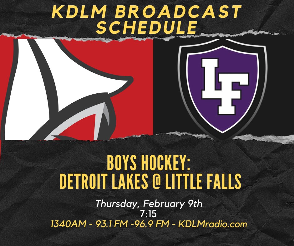 KDLM Detroit Lakes on Twitter "Laker Boys Hockey hits the road tonight