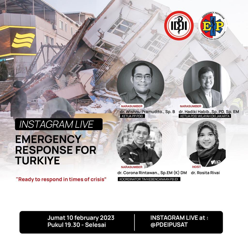 Jumat, 10 Februari 2023
Pukul 19.30 WIB - Selesai
INSTAGRAM LIVE at : <a href="/PdeiPusat/">PDEI PUSAT</a>