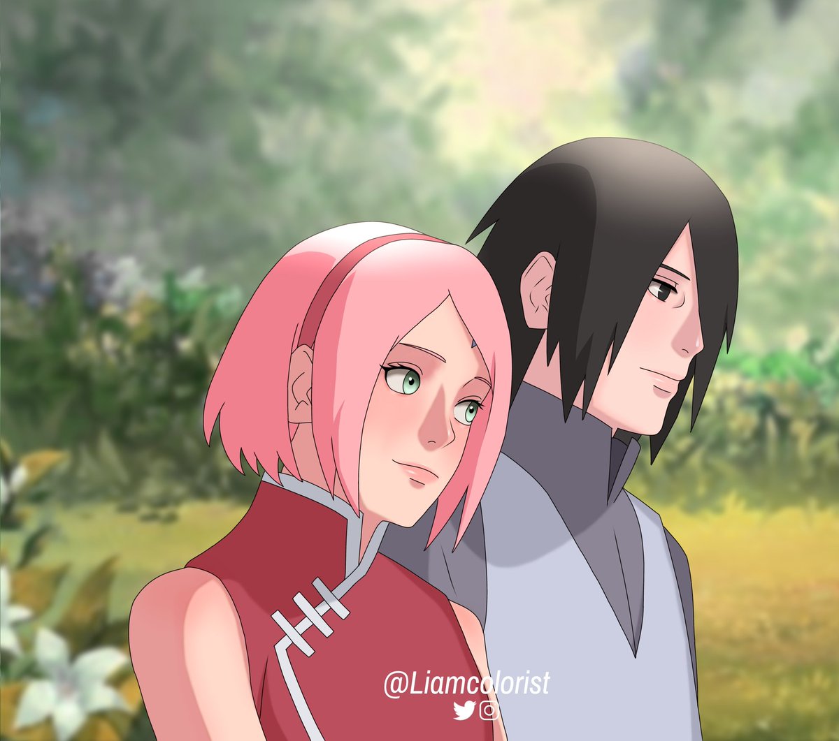 liamcolorist's tweet photo. Mr. and Mrs. Uchiha.🎨

Art by @tokumakose https://t.co/IRy6Q2TXTv