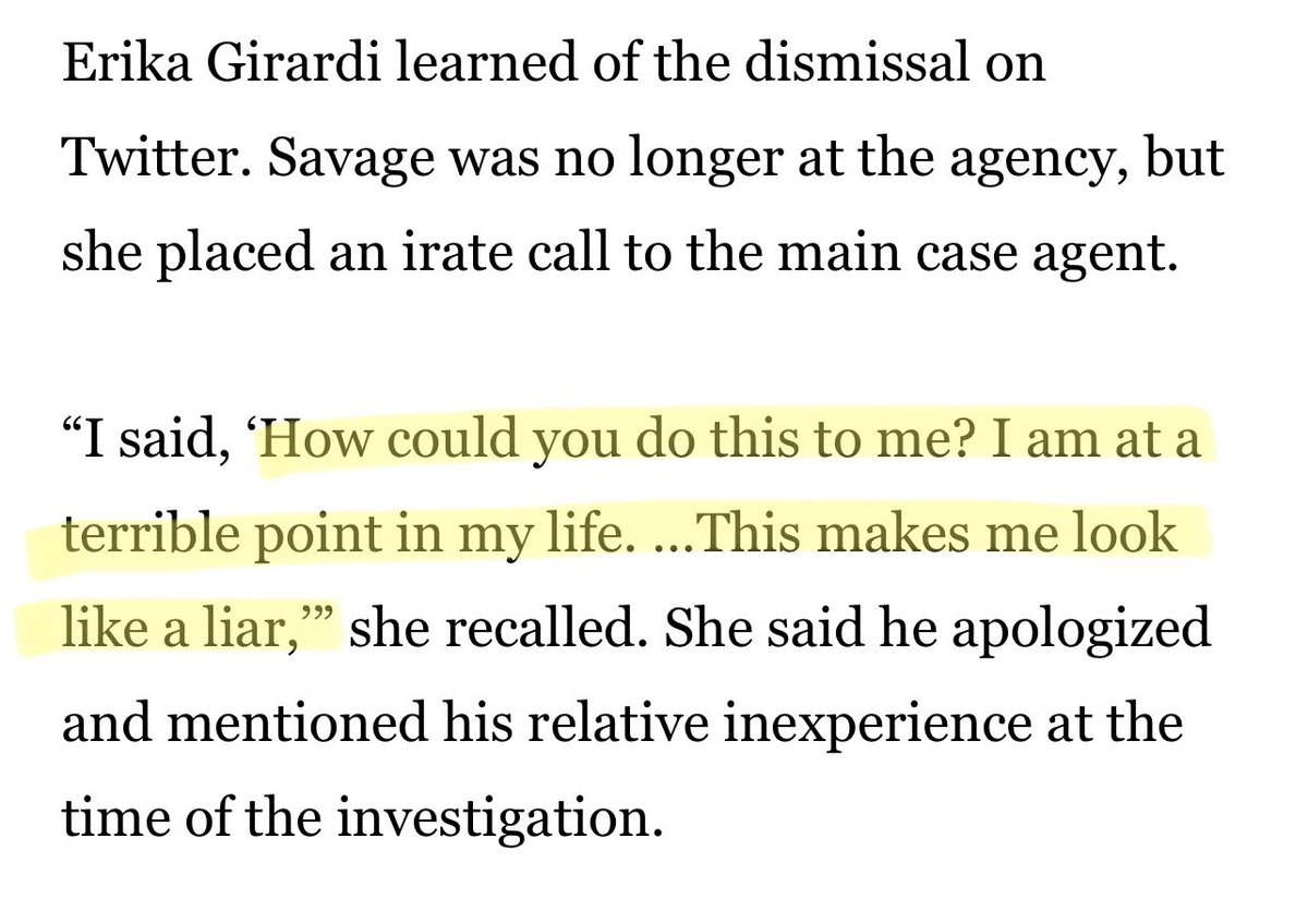 xtrvrg's tweet photo. Erika doesn’t “look like a liar,” she is a liar. No credibility whatsoever https://t.co/xzkZZIDLFX