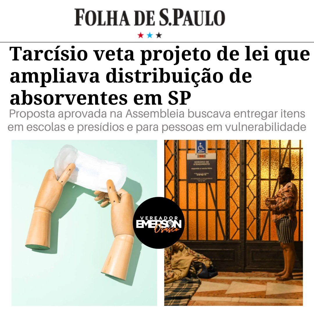 Surpreende um total de 0 pessoas.

A pobreza menstrual é um tema levantado faz tempo.

É meu lugar de fala? Como homem não.

Mas é meu lugar de luta, em prol de tantas meninas e mulheres que ficam ainda mais vulneráveis por não terem um direito básico garantido.