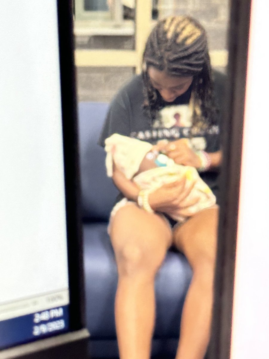 Enjoyed babysitting these sweet babies today! Love seeing how committed and loving our students are with their little ones 💕👶🏻 <a href="/MsFabulousTeach/">Kelsy-Michele Emeish</a> <a href="/HaskettJH/">Haskett Junior High</a> #WeAreHaskett