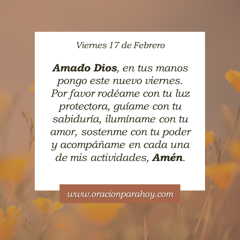 OracionParaHoy's tweet photo. Oración para hoy 17 de febrero: https://t.co/ltGC1A7Wph