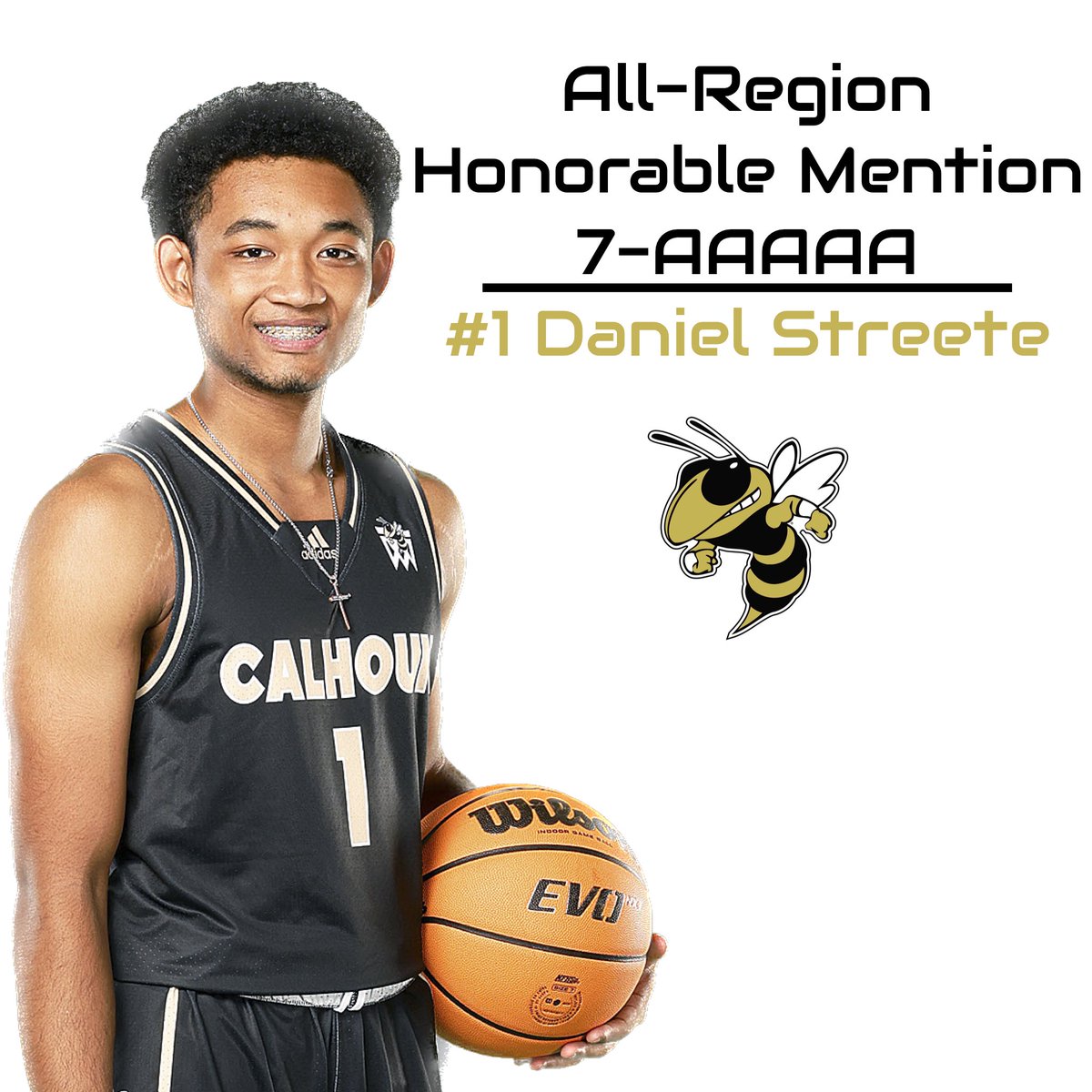 Shoutout to <a href="/danielstreete02/">Daniel Streete</a> on being named All-Region Honorable Mention! 🐝