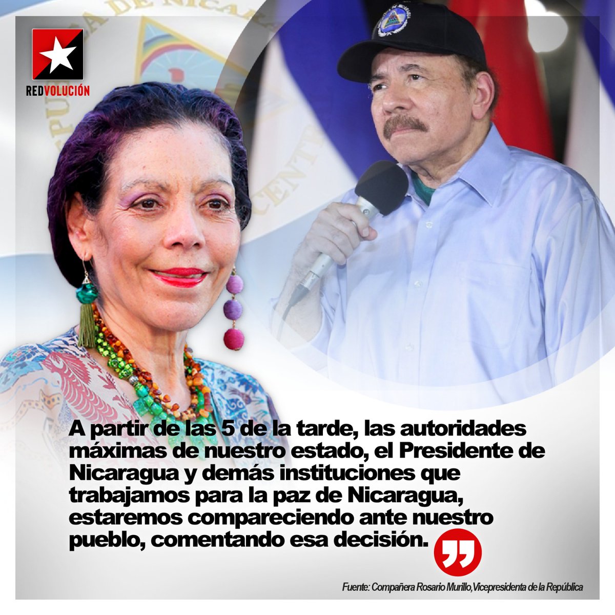 Todos atentisimos!!
#NoPudieronNiPodran 
#ManaguaSandinista