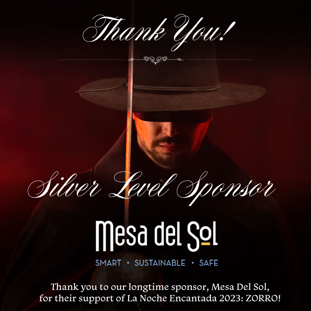 TheAHCNM's tweet image. Thank you to our Silver Sponsor @MesadelSolNM, for their support of La Noche Encantada 2023: ZORRO!

Event page: bit.ly/3X5Fezz

#HispanoChamberABQ #MesaDelSol #LaNoche2023 #ABQ #NewMexico