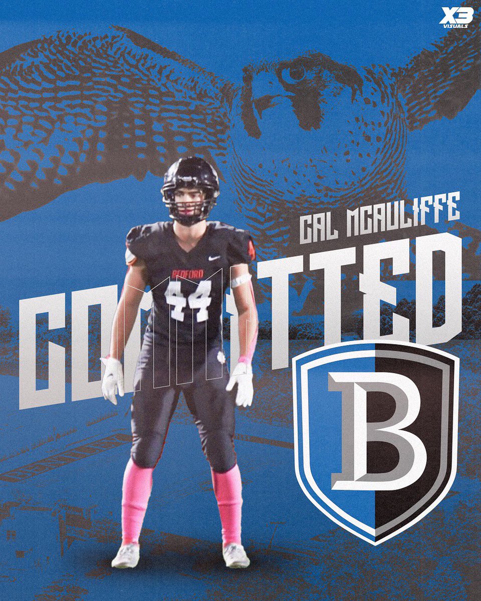 Cal McAuliffe (@calmcauliffe) on Twitter photo Beyond blessed to announce my commitment to Bentley University! Thank you to my family, coaches and everyone who helped me become the player I am today. Thank you to coach the Bentley coaching staff for the amazing opportunity! <a href="/BHSFootballNH/">Bedford Bulldogs</a> <a href="/Coach_BPorter14/">Coach Porter</a> <a href="/CoachDDalton/">Danny Dalton</a> Beyond blessed to announce my commitment to Bentley University! Thank you to my family, coaches and everyone who helped me become the player I am today. Thank you to coach the Bentley coaching staff for the amazing opportunity! <a href="/BHSFootballNH/">Bedford Bulldogs</a> <a href="/Coach_BPorter14/">Coach Porter</a> <a href="/CoachDDalton/">Danny Dalton</a>