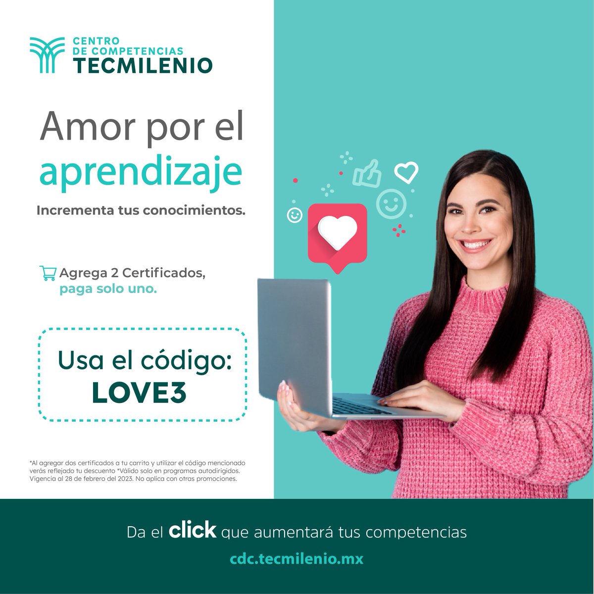 Este día del amor y la amistad, regala aprendizaje 💙
Encuentra la opción perfecta: bit.ly/3DWeUkI