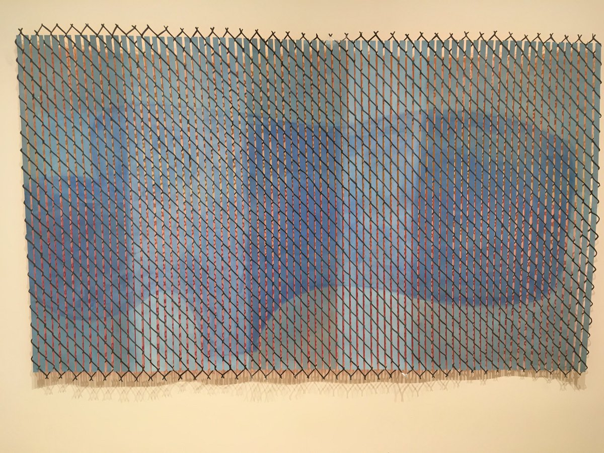 pamelagough's tweet photo. Did an art crawl @401Richmond. Thea Read’s exhibit #Semipermeable, now on at the artist-run co-op print studio @openstudioTO, explores the semipermeable membranes btw public & private worlds in urban areas: fences, windows, gates. #401Richmond #OpenStudio https://t.co/ChjN61yaTG