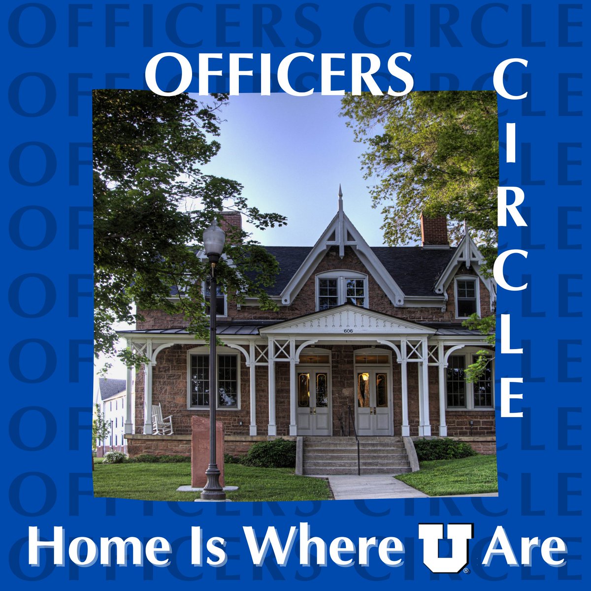Officers Circle is comprised of 10 houses, each with a unique academic or themed focus. 

Located on upper campus, Officers Circle is a short distance from it all! Looking to explore more about Officers Circle? Visit the link below! #HomeIsWhereUAre bit.ly/3YeWHae