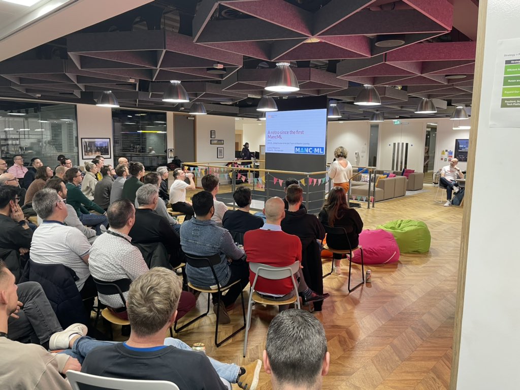 MancML (@manc_ml) on Twitter photo We are back! Kicking off with a retro from <a href="/LK_Fitzpatrick/">Leanne Fitzpatrick</a> who spoke at our first ever event 7 years ago! We are back! Kicking off with a retro from <a href="/LK_Fitzpatrick/">Leanne Fitzpatrick</a> who spoke at our first ever event 7 years ago!