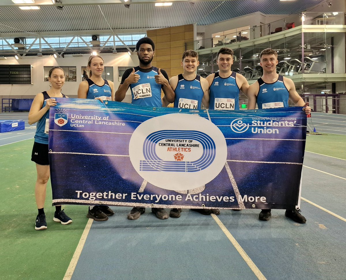 uclan_athletics's tweet photo. Thank you to Sheffield Hallam and the University of Sheffield for putting on a great event at the Steel Cup. It was a great debut for the #blueclan with success all round for our athletes. See you next year π€ https://t.co/nlAQ1bdqeZ
