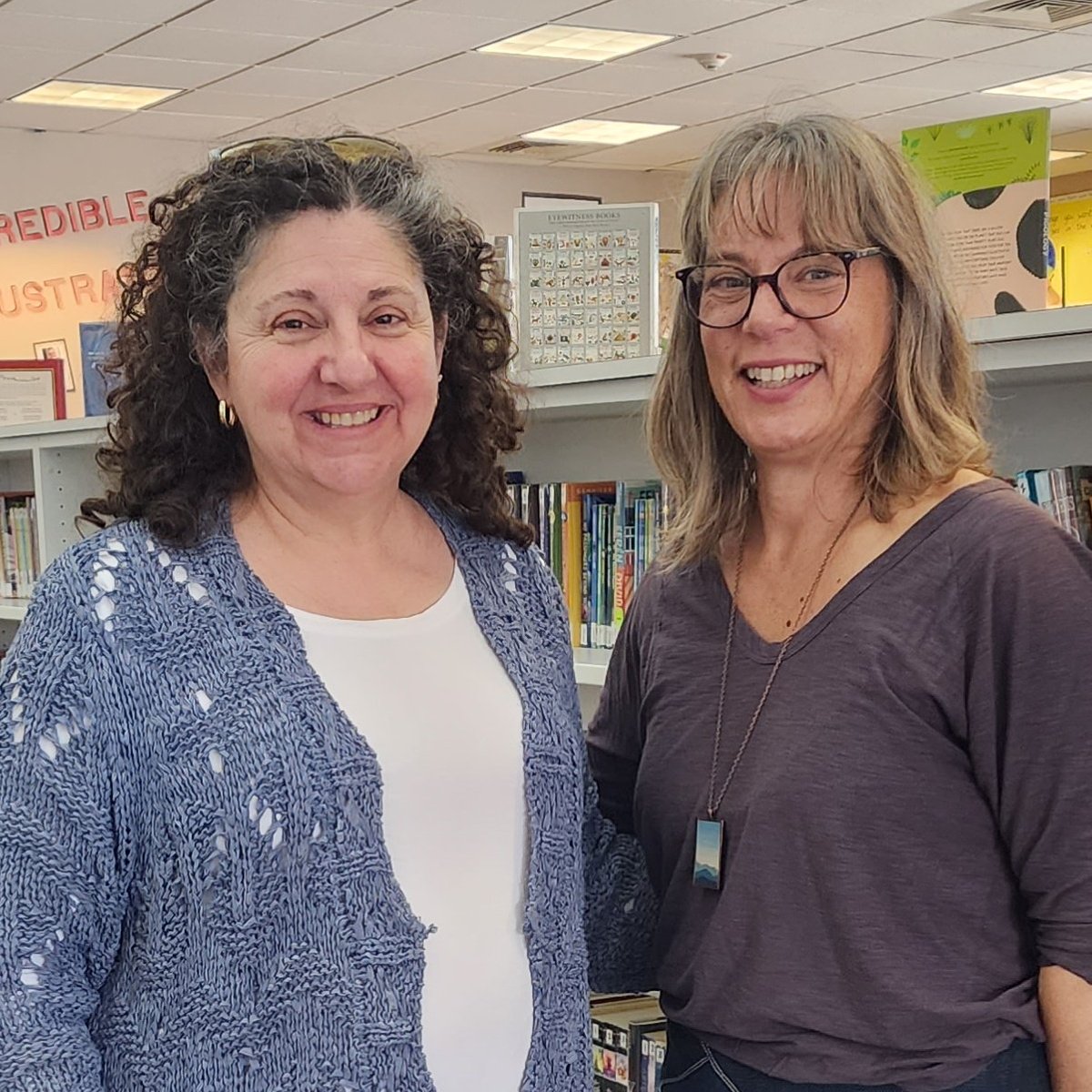 ALibraryQueen's tweet photo. We LOVED having @DashkaSlater at Monticlaire today! #Escargot is the best snail ever. Thank you to @LindenTreeBooks for connecting us - we love authors! https://t.co/WBharbgBHK