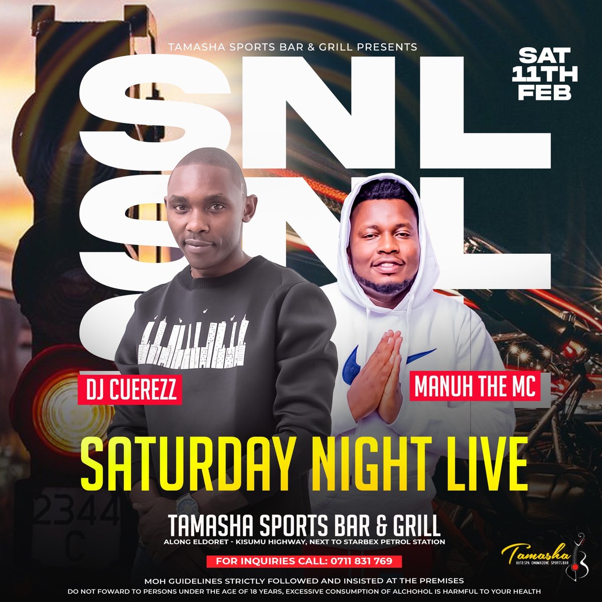 cuerezz's tweet photo. Saturday is all about god vibez, straight from Nairobi to Eldoret my home town, home of champions #twendetamasha this is gonna be heavy and to miss is a diss, don't tell a friend to tell a friend, tell anybody to tell everybody that the party is goin down @tamashaSPA https://t.co/jDWvMmYyqj