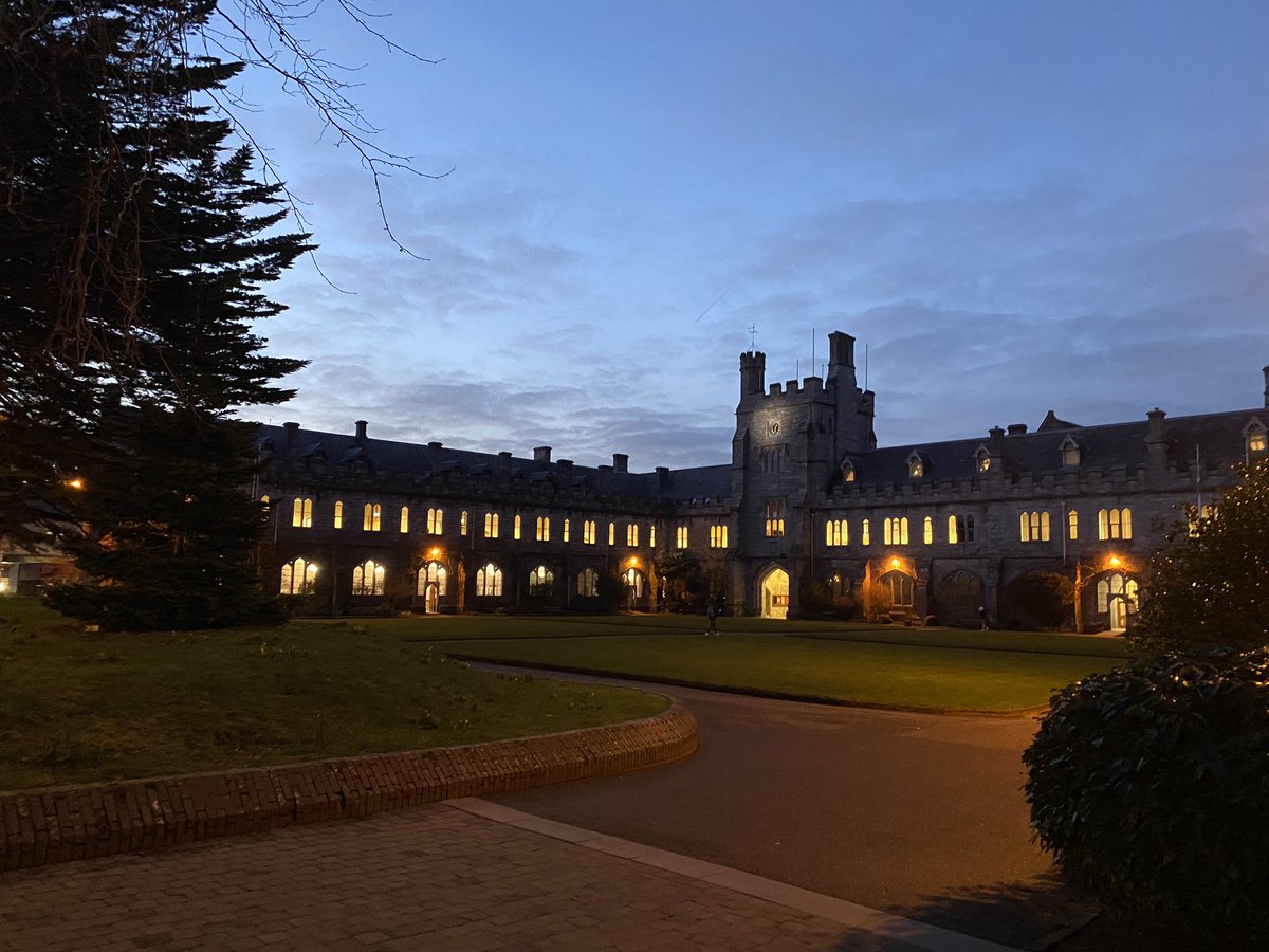 It was lovely to end my last lecture of the year for @UCCArtHist with a discussion of the beautiful Quad, Pugin, Ruskin, Benjamin Woodward & the mighty ‘Nature of Gothic’. Thanks to all the students who let me know how much they are enjoying looking up & appreciating architecture