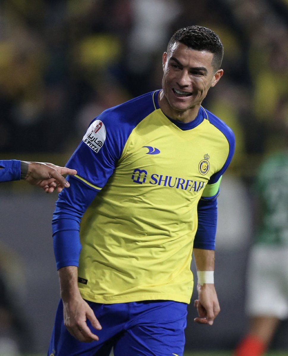 10xfootballl's tweet photo. Cristiano Ronaldo is the FIRST player to score a POKER in the Saudi League. 🐐🐐 https://t.co/S5MYFFyj2K