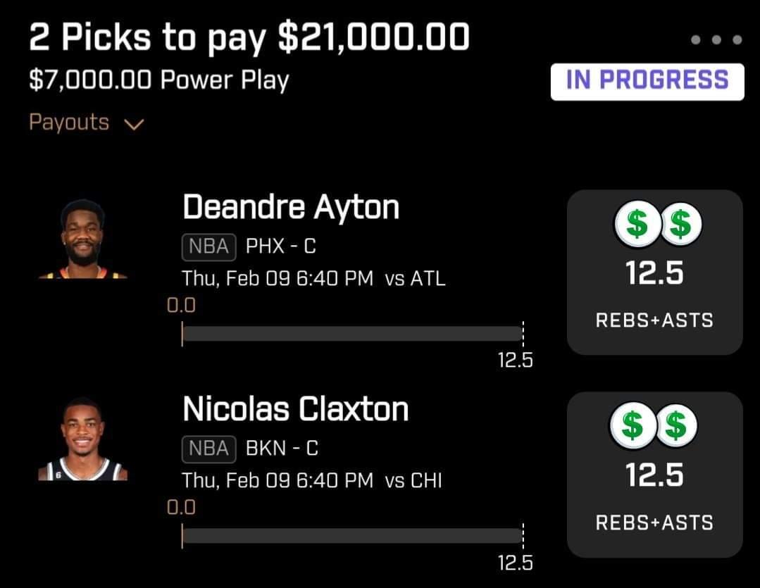 tmpickz's tweet photo. We've finished cooking everyone, Lifetime VIP's about to eatttt today😈✅
#prizepicks #NBA #prizepicksnba #gamblingtwitter
https://t.co/PVkFYT4SyA https://t.co/kvdwQBluGE
