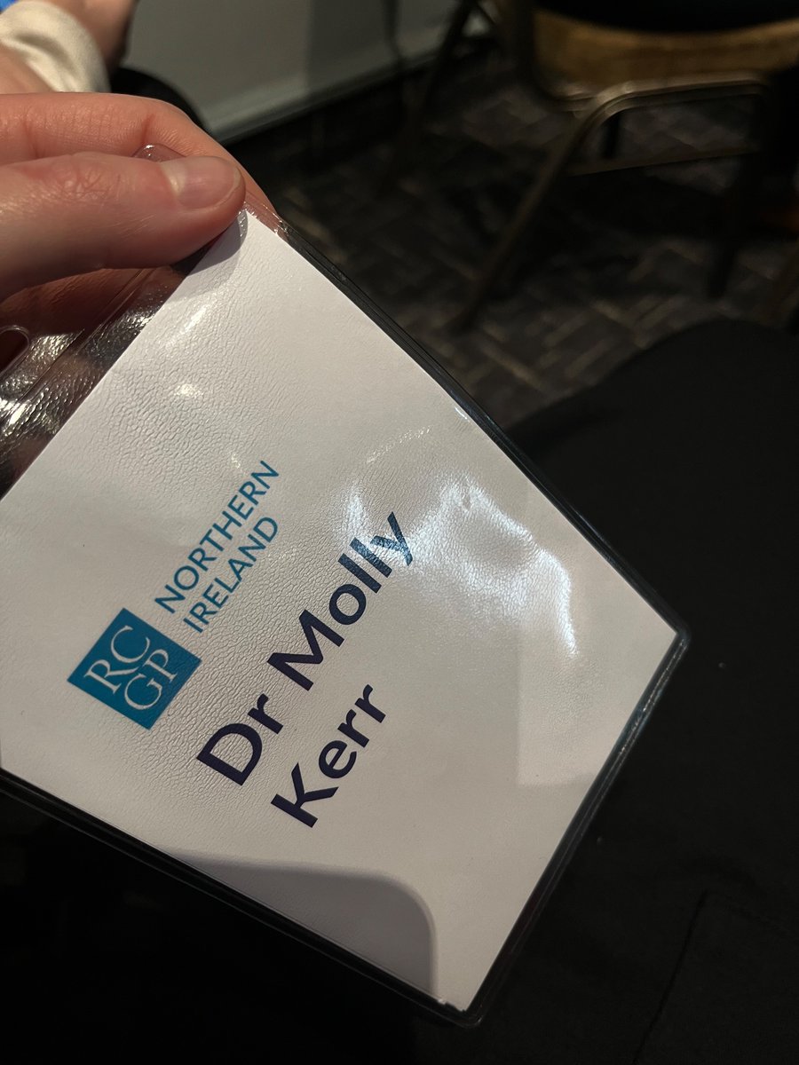 mollykerr17's tweet photo. Great day packed with insightful speakers! Always nice to connect with colleagues, old and new ⭐️  @rcgp_ni #First5Conference #EarlyCareerGP https://t.co/nswtzhrFsp