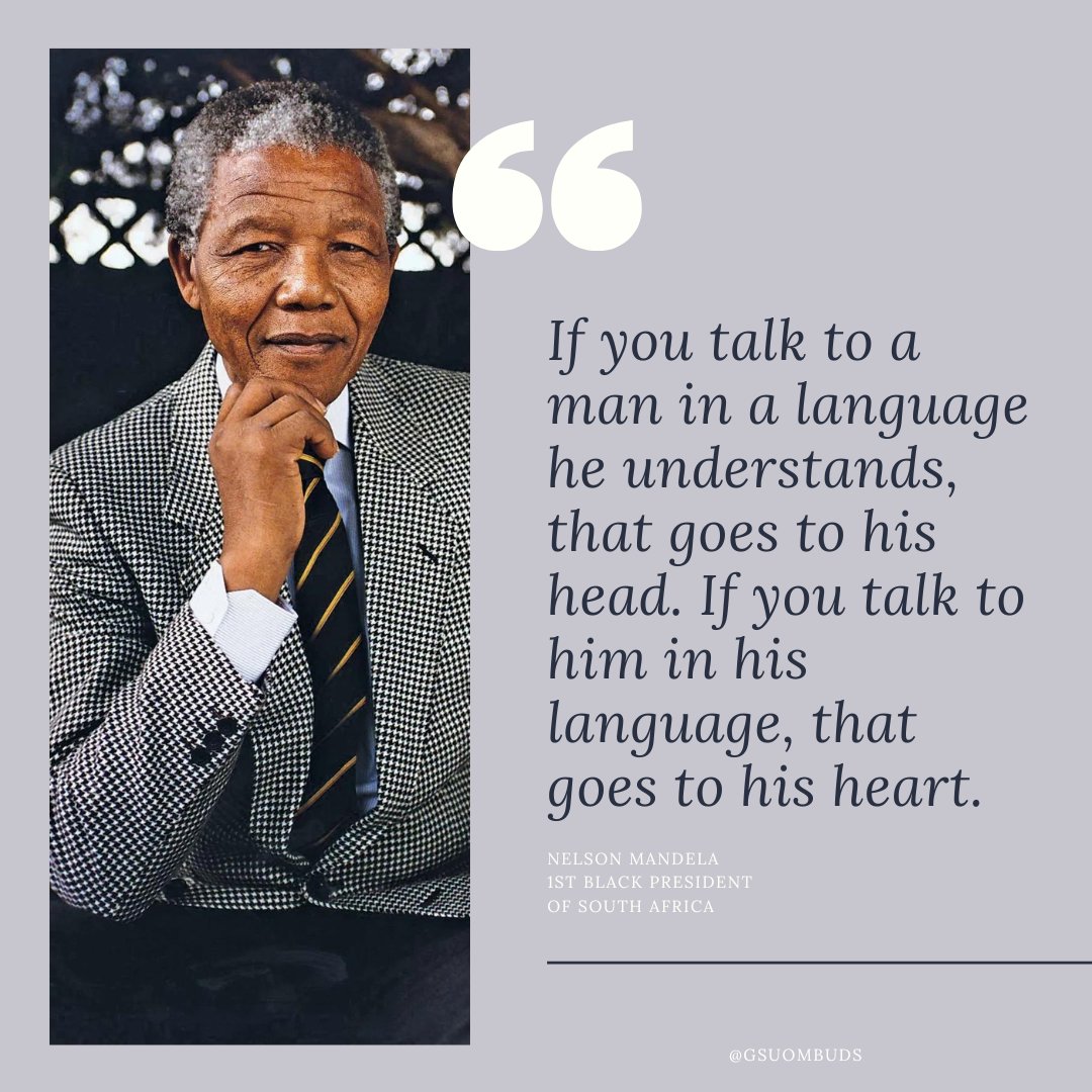 #BlackHistoryMonth This week The OOO is honoring Nelson Mandela. In conflict management, we say that the golden rule may be to treat others as we want to be treated; yet the diamond rule is to treat others the way they want to be treated.