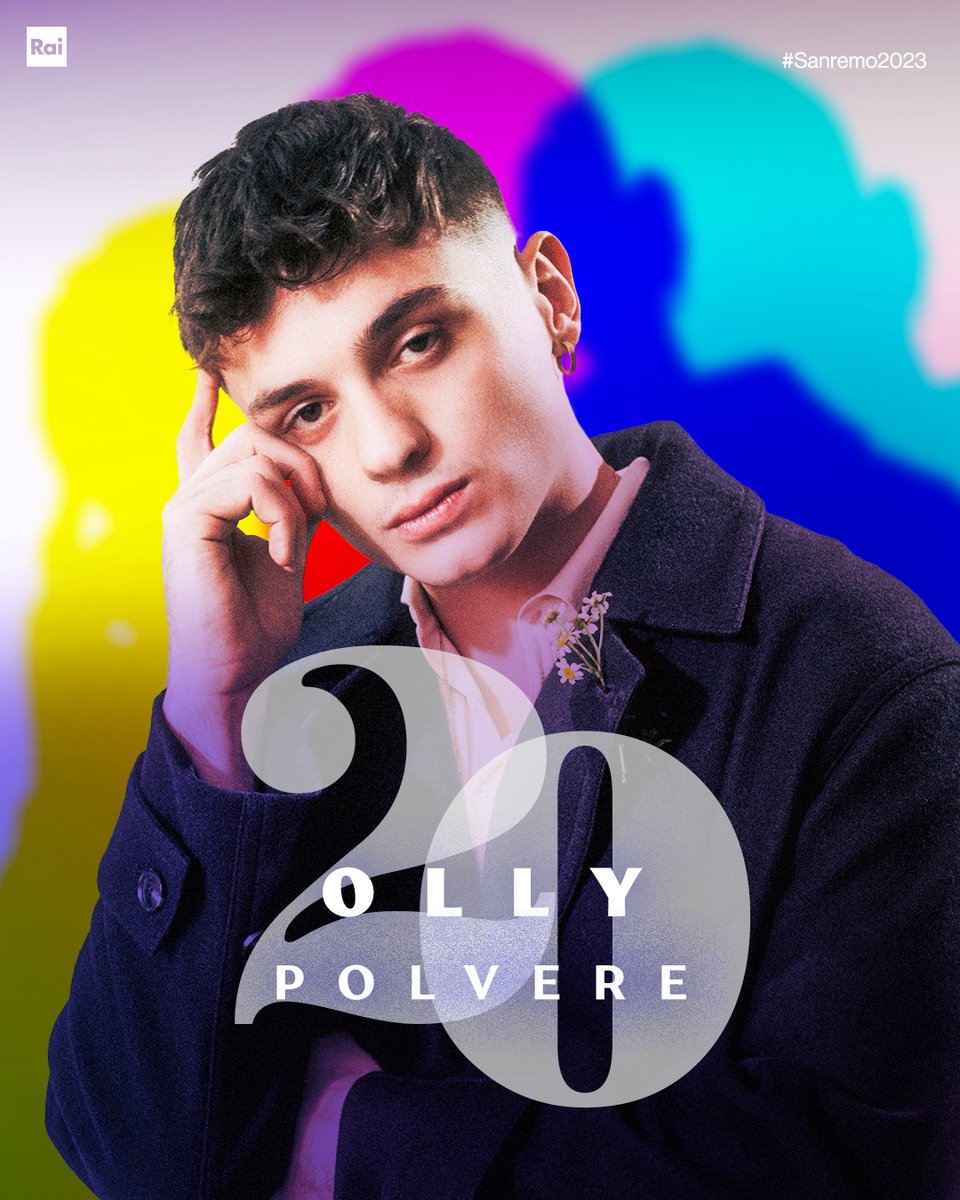 SanremoRai's tweet photo. 💐 CODICE 20
🎤 @olly_nclusive 
🎧 #Polvere
#Sanremo2023 https://t.co/Ioyb5FXy5k