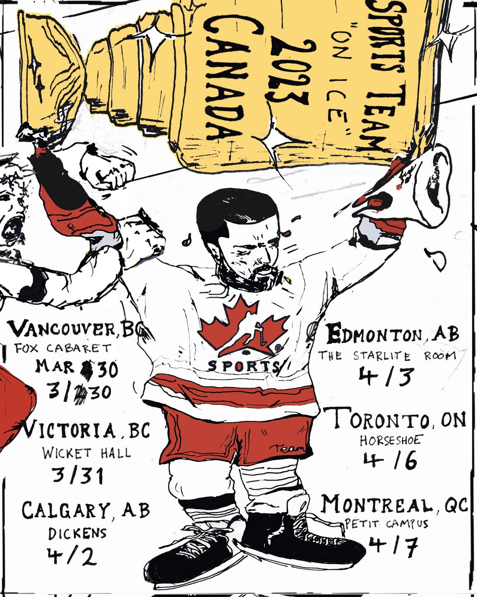 SportsTeam_'s tweet photo. First shows in Canada this March. Tickets on sale tomorrow. Pitter patter. https://t.co/OZ1s4PZMki