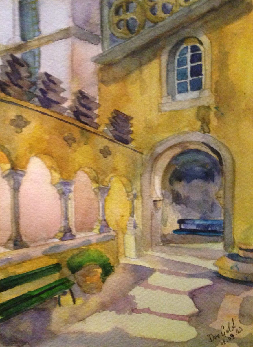 #watercolorpainting 
Happy thursday evening  friends! I came to greeting you all. Hope my new work will gladden you