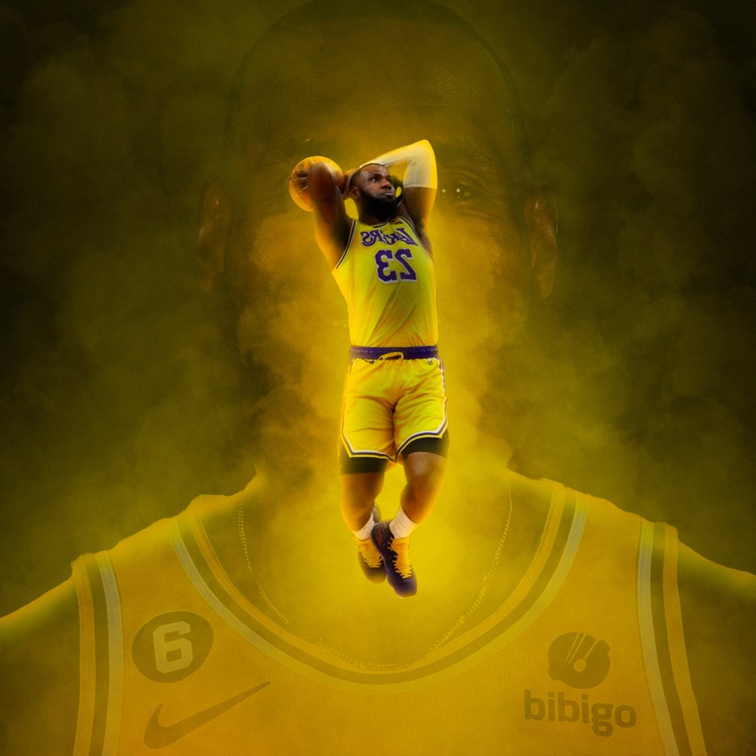 czyzykiscrazy's tweet photo. I made a graphic @lebron

I made in @photoshop
Huge inspiration @beyondvisualzz

#lebron #lebronjames  #lakers #losangeles #losangeleslakers #nba #nba2k23 #nbasports #basketball #sport #basketballplayer #art #digitalart #digitalartist #photoshop #madeinphotoshop #ball #yellow https://t.co/MguW8pTOaX