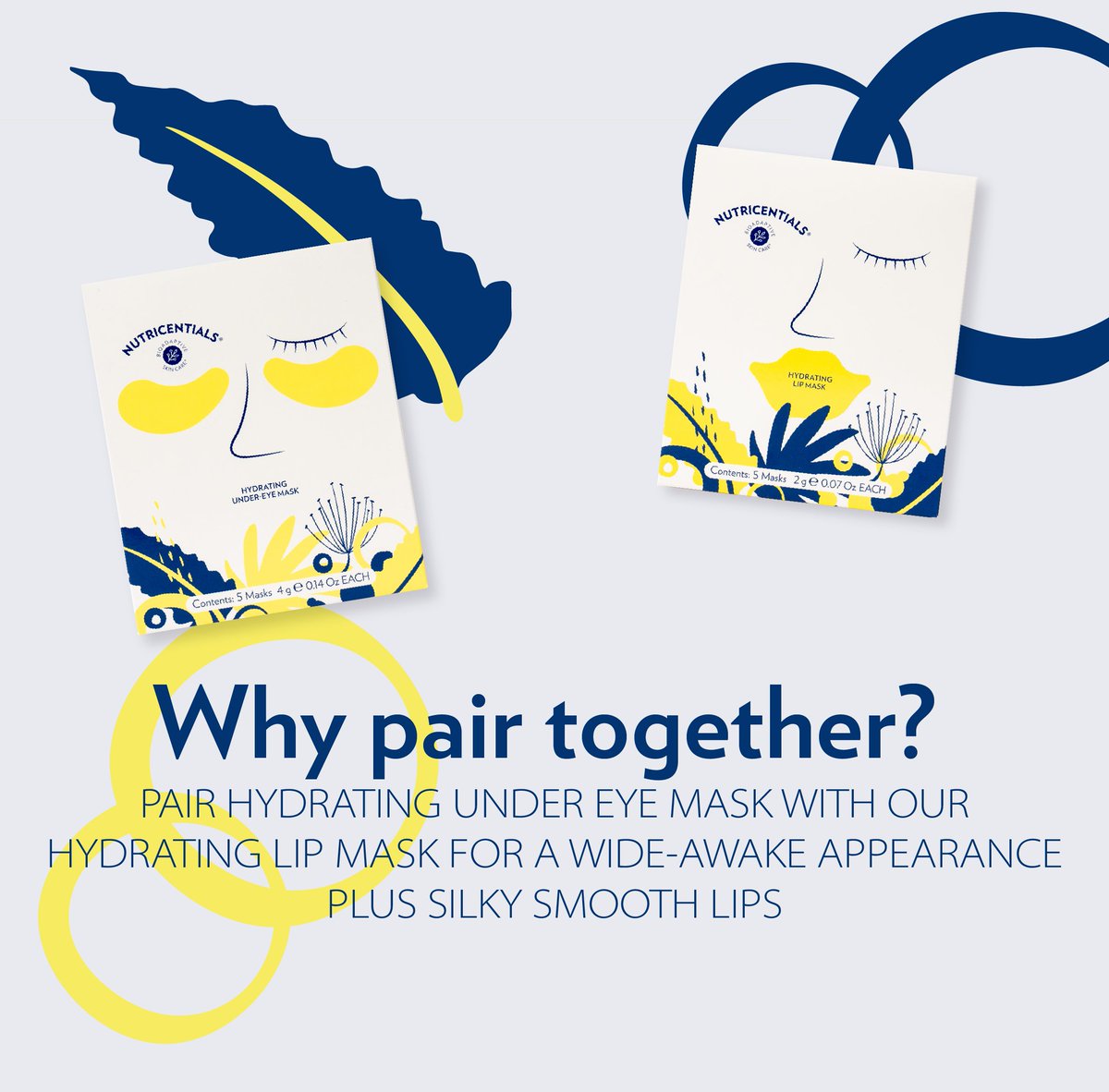 NuSkinNA's tweet image. Pair Nutricentials Hydrating Lip Mask and Hydrating Under Eye Mask together to gain silky, smooth lips and a wide-awake appearance!

#BioadaptiveSkinCare #Hydrating #LipMask #EyeMask #Nutricentials #NuSkin