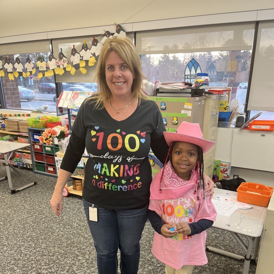 Hooray for 100 days! Today, our Elementary School is celebrating the 100th day of school. 100 days of learning, building community, and having fun! #Enter2Learn #Exit2Lead #EdThatAddsUp #WeAreFRCS