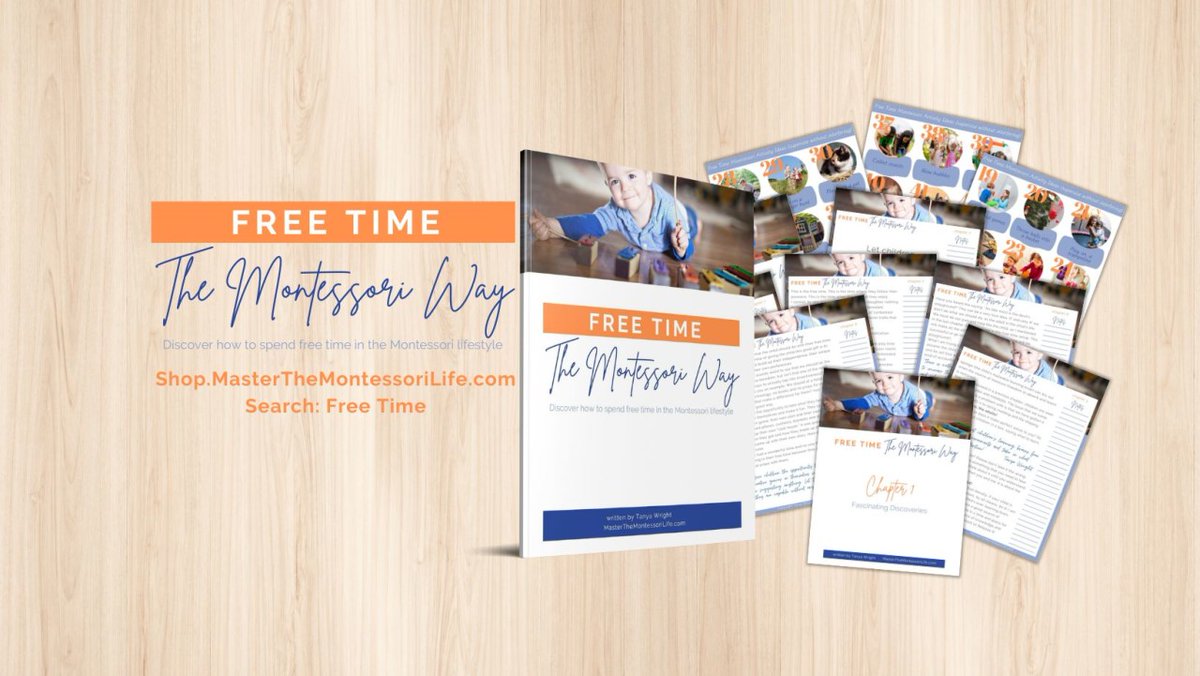 Digital Book: Free Time The Montessori Way Find it at: shop.masterthemontessorilife.com/product/free-t… Go to: Shop.masterthemontessorilife.com and search: Free Time Use coupon code 'welcome20' to get 20% off your first digital book!