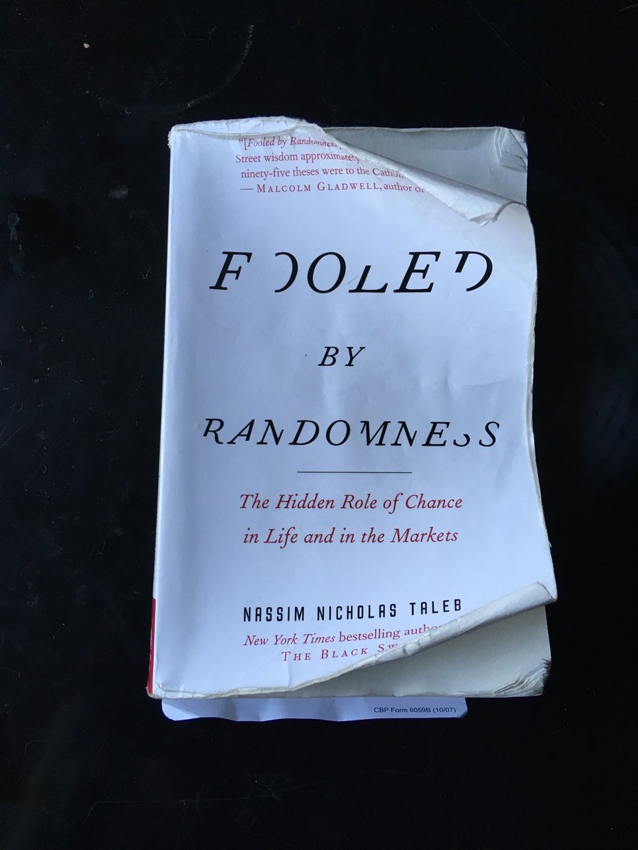 cryptoverlordx's tweet image. Good book right here. This copy has been to Thailand &amp;amp; back with me.

#FooledbyRandomness