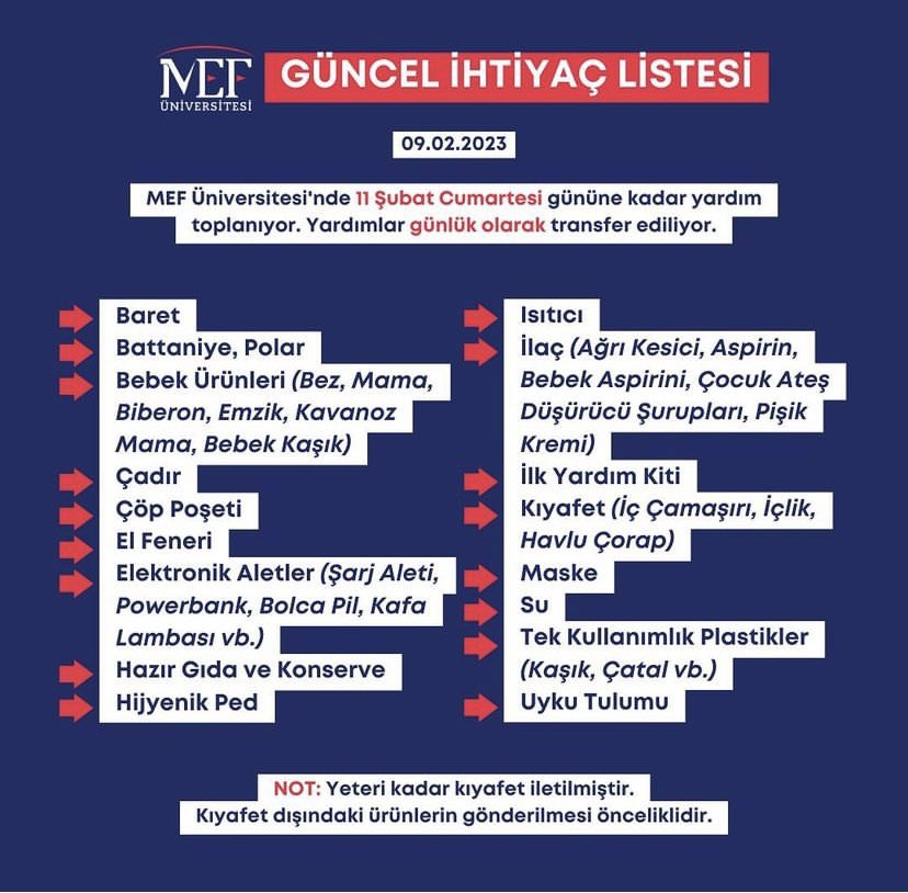 MEF Öğrenci Konseyi tweet media