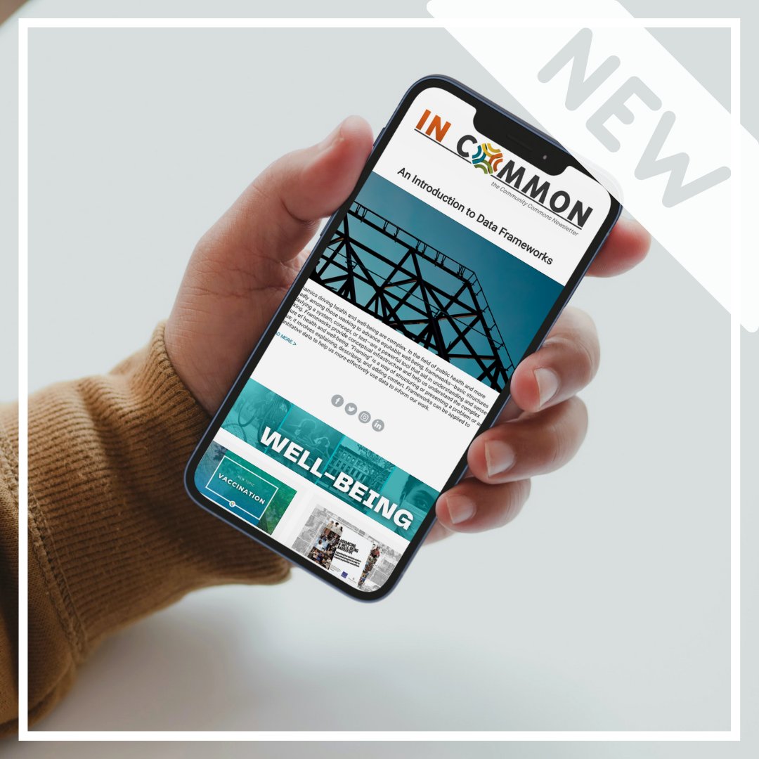 CommunityCommon's tweet photo. This week in the In Common Newsletter:⁠
◾ An Introduction to #DataFrameworks
◾ Advancing a #WellBeing Narrative
◾ Promoting #HealthEquity in #RuralCommunities
◾ Death By Missing #Data: Uncollected Racial and Ethnic Pandemic Data

⁠Click to subscribe: https://t.co/T6h4OJTgD6 https://t.co/txcQoL6Hnk