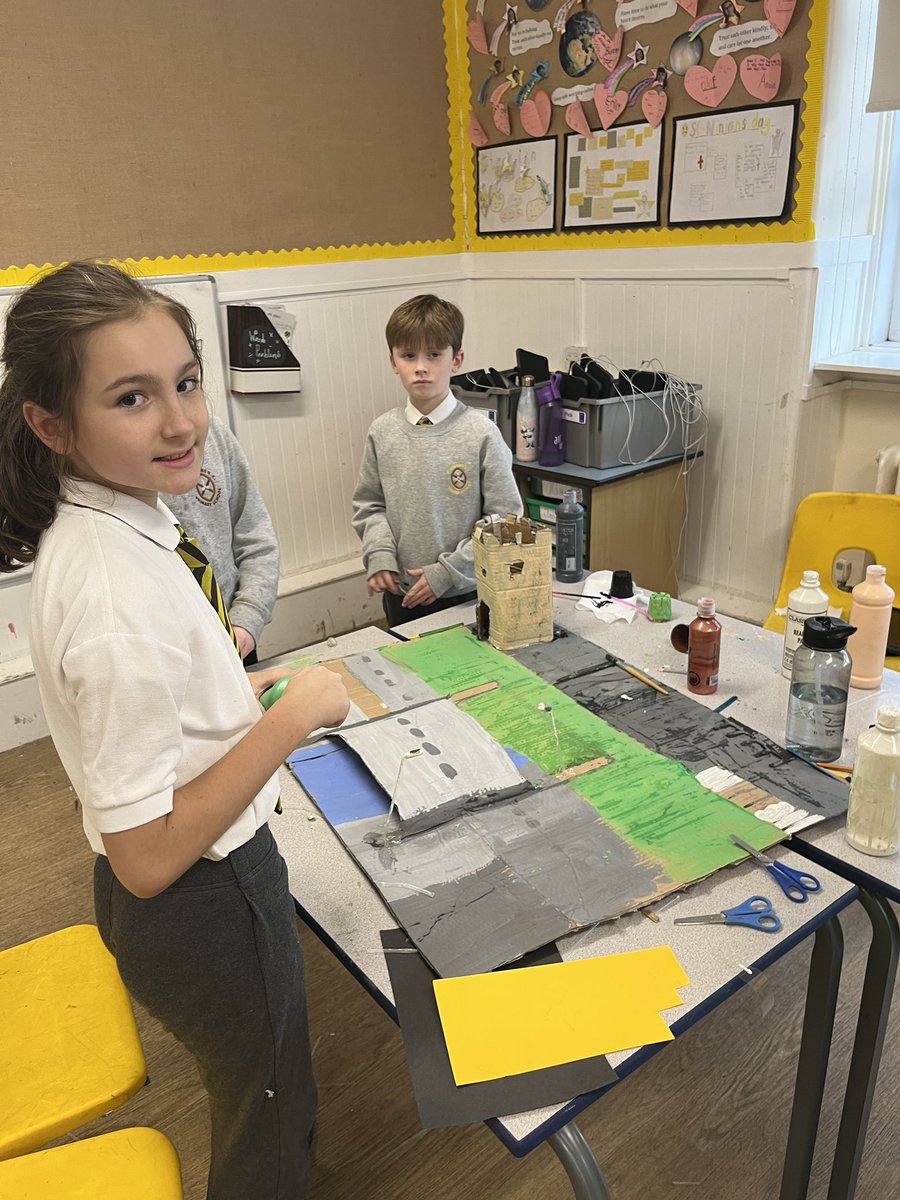 Mrs_RChoat's tweet photo. P6 and P7 pupils working hard today to build models of their sustainable roads for the Academy 9 STEM project. We can’t wait to see the finished products! 👏

#transportscotland #STEMeducation https://t.co/EXQ7s9Ypf2
