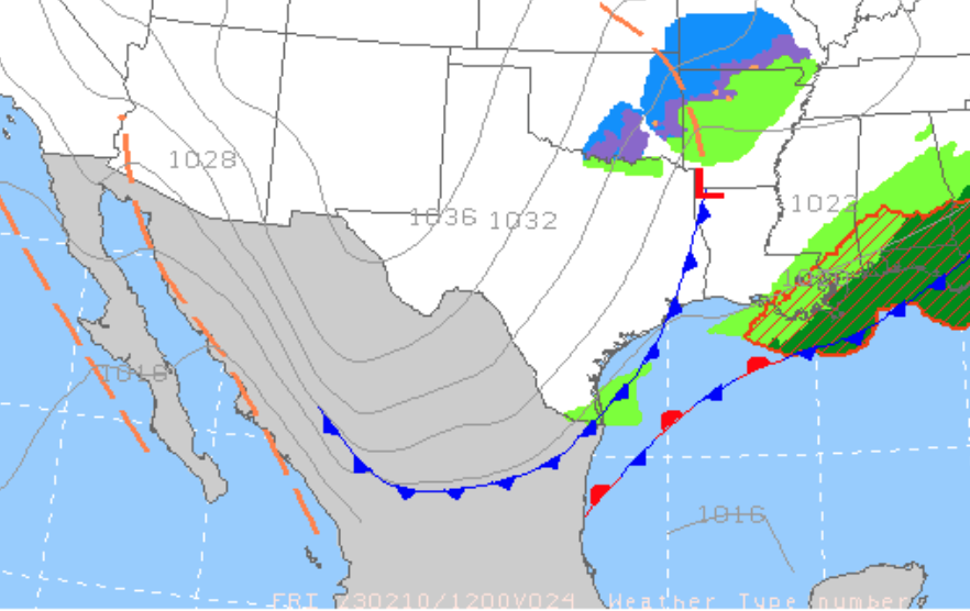 Las temperaturas se pueden ir hasta los 4˚ o 5˚ para el amanecer de sábado y domingo, debido al Frente Frío #31 que ingresará en las próximas 24 horas.
La presión se disparará por arriba de 1,030Mb generando dolor y malestar para muchas personas.
Atentos!